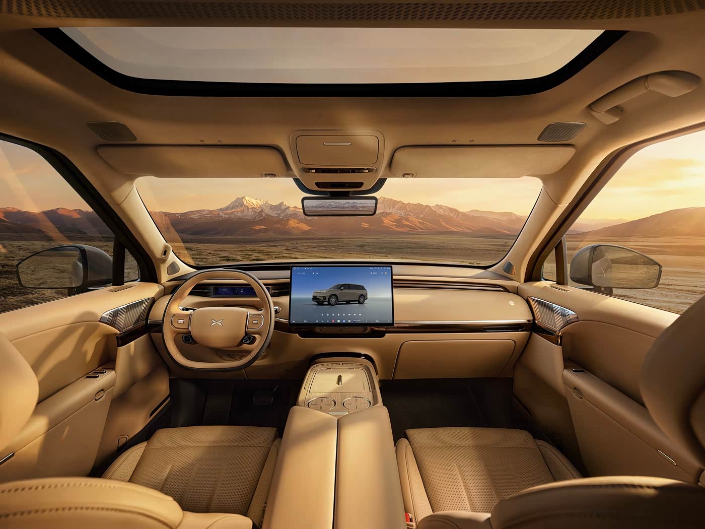 2026 Xpeng GX All-Electric 750 4WD Large SUV interior 2026 Xpeng GX All-Electric 750 4WD Large SUV interior